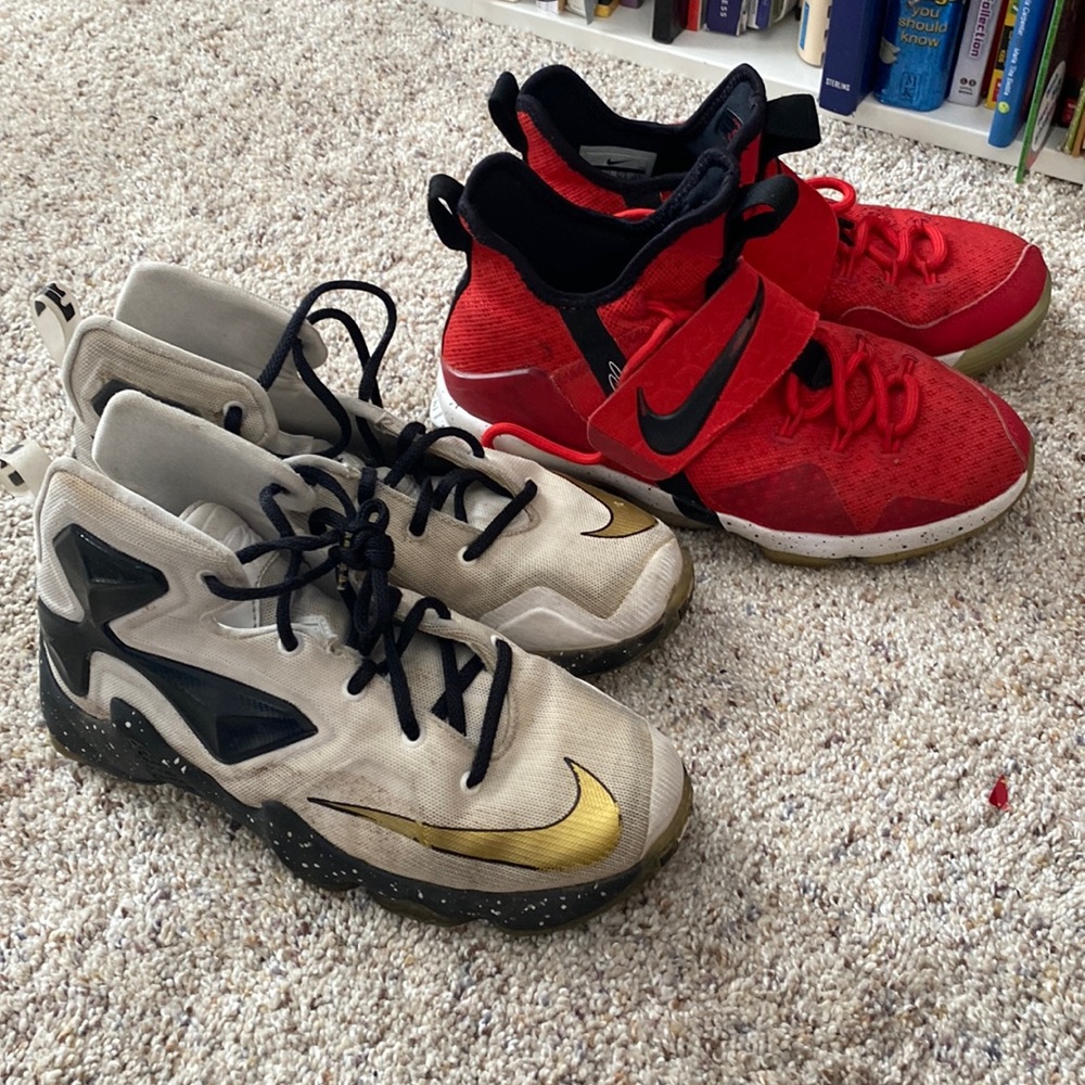 Size 4.5 Set of 2 Pairs Nike Basketball Bundle
